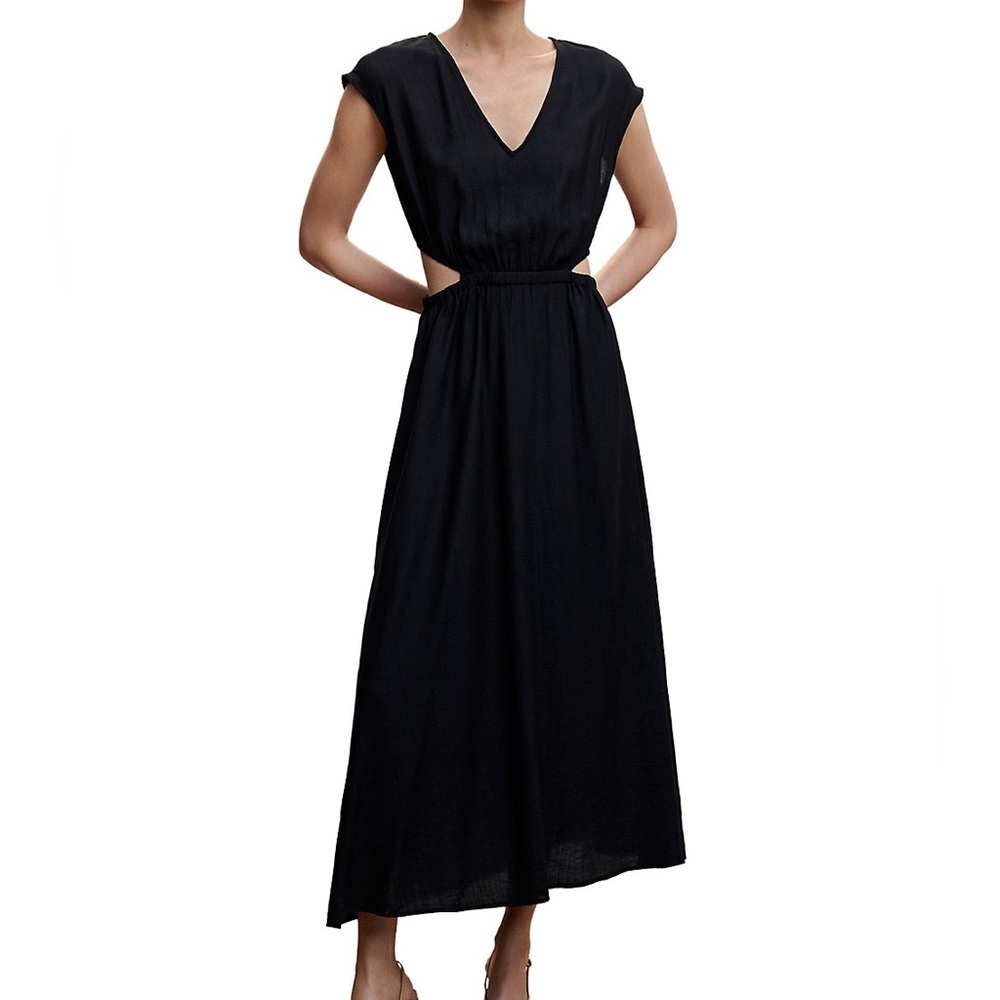 NWT Mango Midi Cut out Dress size small